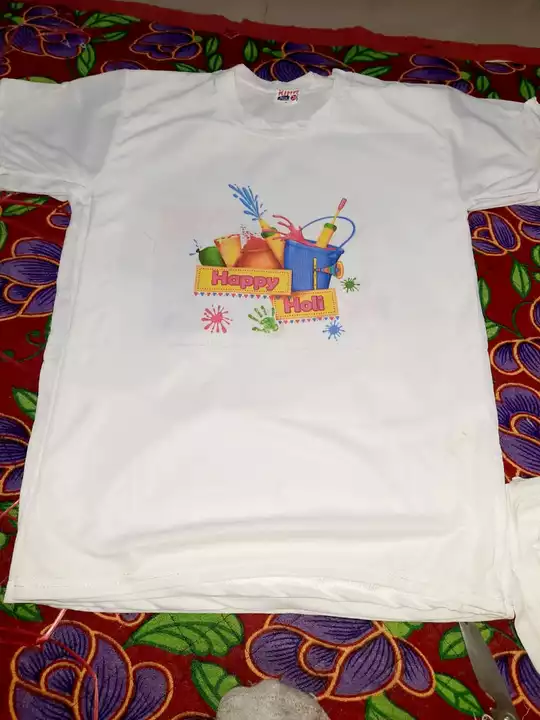 Holi tshirt  uploaded by  Aamna advertisement and marketing  on 1/30/2023