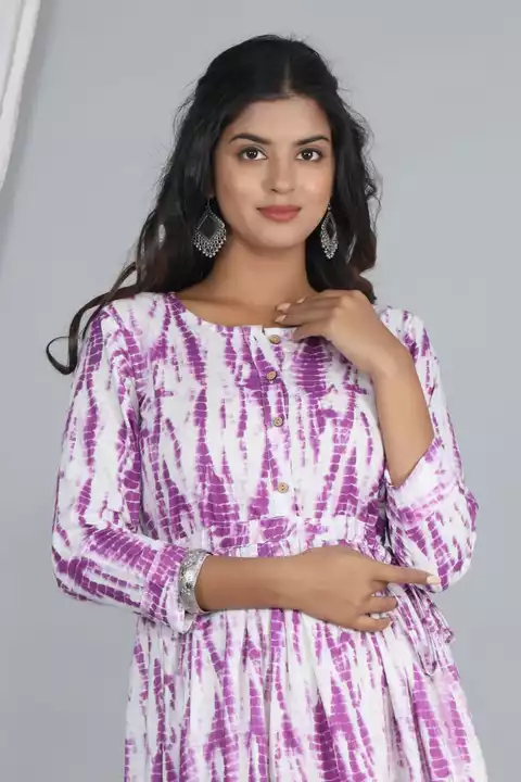 Bagru hand block printed one piece cotton dress  uploaded by Dreams creations on 1/30/2023