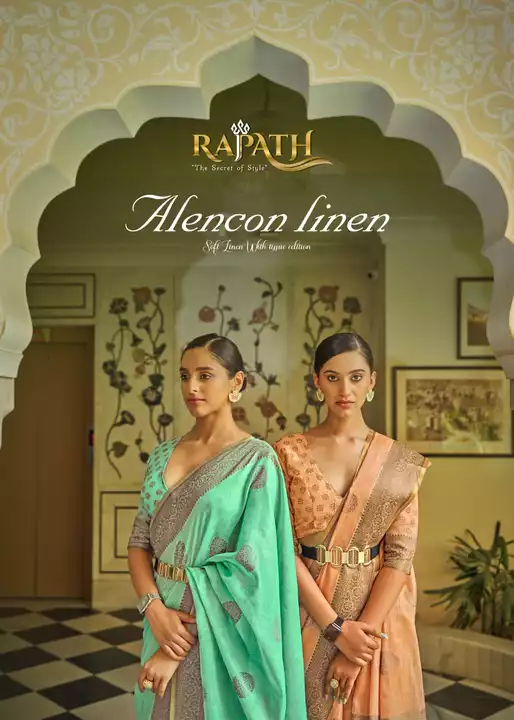 *Launching Something Unique in Market😻*
*Brand - RAJPATH👑*

➡️Catalogue - *Alencon Linen*
➡️Fabric uploaded by Aanvi fab on 1/30/2023