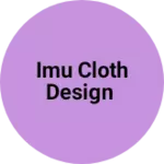 Business logo of Imu cloth design