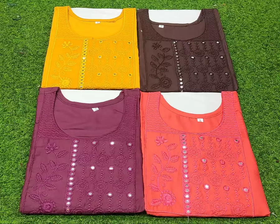 Embroidery kurtis uploaded by Herrick textiles  on 1/30/2023