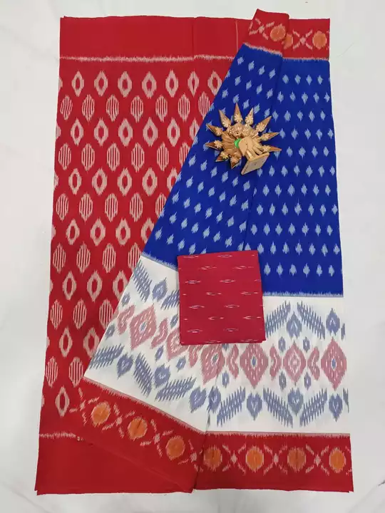 Pochampally ikkat cotton sarees uploaded by business on 1/30/2023