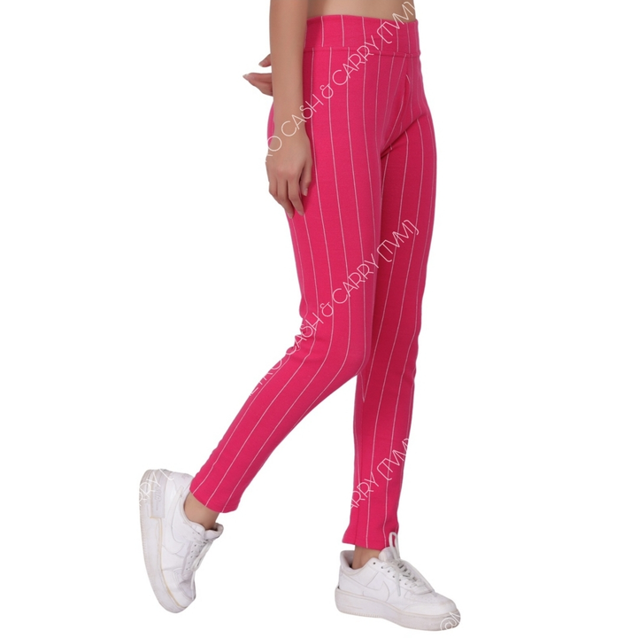 ANGLE LENGTH STRIPED JEGGINGS  uploaded by METRO CASH & CARRY on 1/30/2023