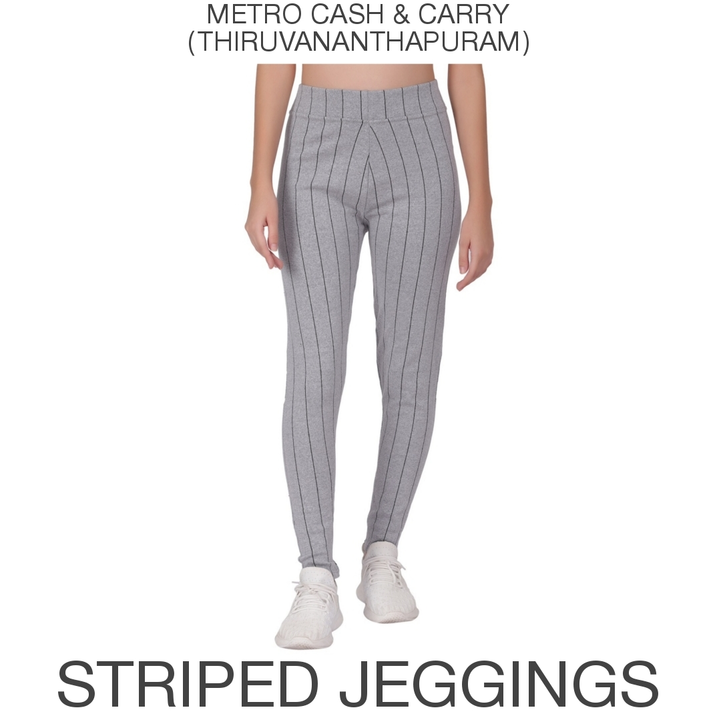 ANGLE LENGTH STRIPED JEGGINGS  uploaded by METRO CASH & CARRY on 1/30/2023