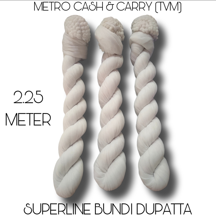 LYCRA BUNDI DUPATTA 2.25 uploaded by METRO CASH & CARRY on 1/30/2023