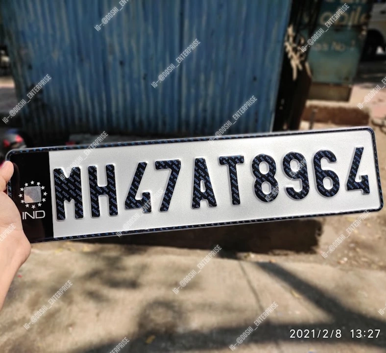 Car number plate uploaded by business on 1/30/2023