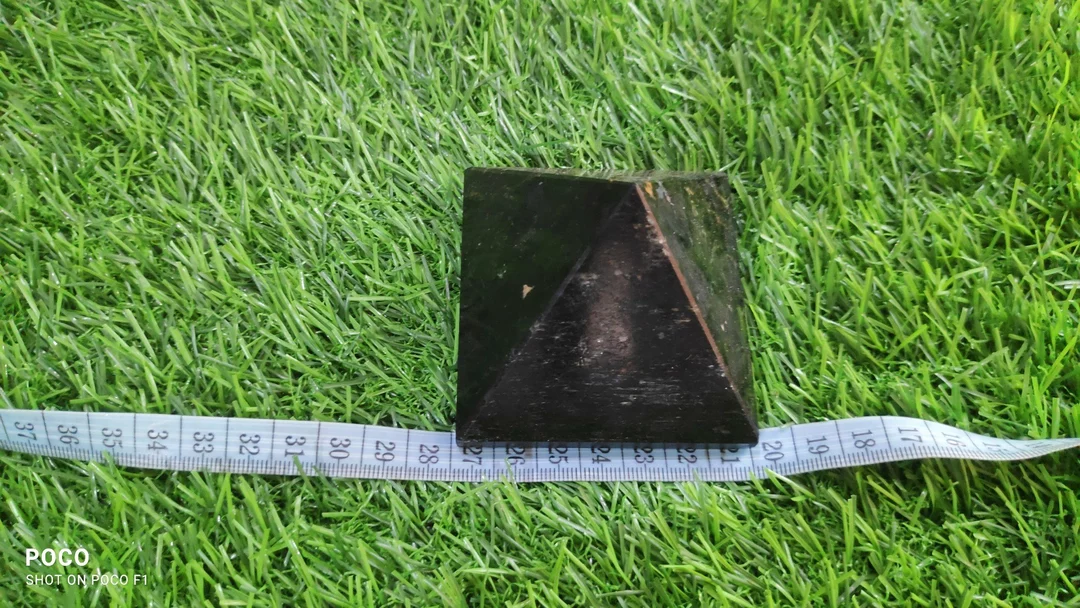 Black Tourmaline pyramid  uploaded by Hemotra agate and gems on 1/30/2023