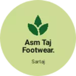 Business logo of Asm taj footwear. Azka lady
