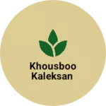 Business logo of Khousboo kaleksan