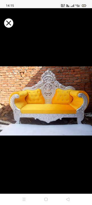 Sofa mandap uploaded by Yellow wood handicraft on 5/28/2024