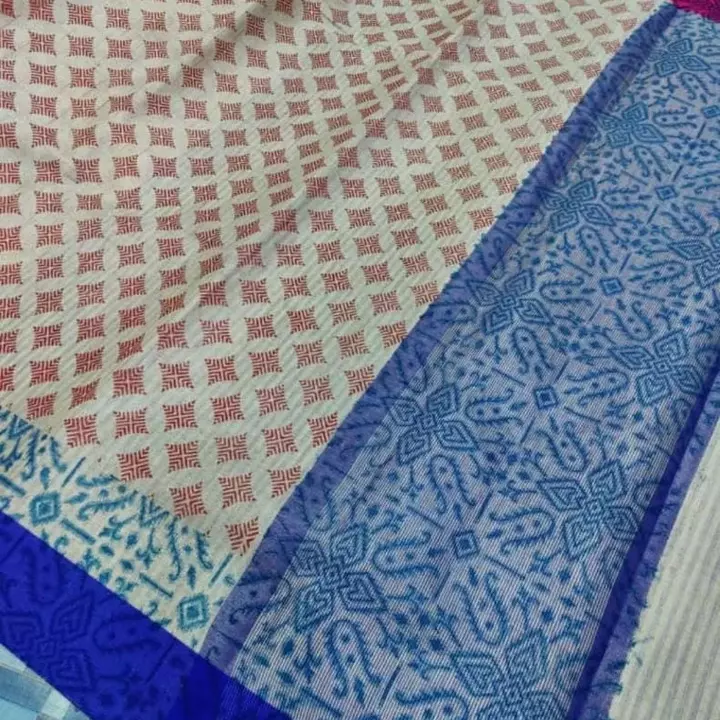 Printed saree uploaded by business on 1/31/2023