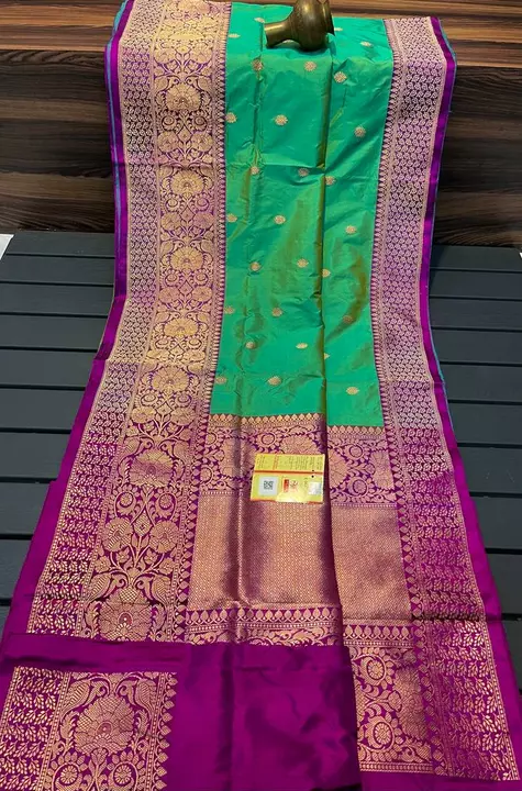 Banarsi Pure Katan Silk only Fro Wholsaler uploaded by Handwork Manufacturing on 1/31/2023