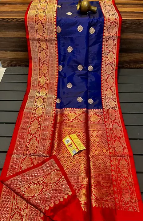 Banarsi Pure Katan Silk only Fro Wholsaler uploaded by Handwork Manufacturing on 1/31/2023