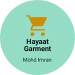 Business logo of Hayaat garment