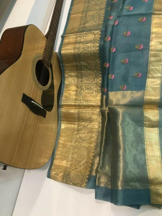 Banarasi Kora organza daybal saree  uploaded by GA Fabrics on 1/31/2023