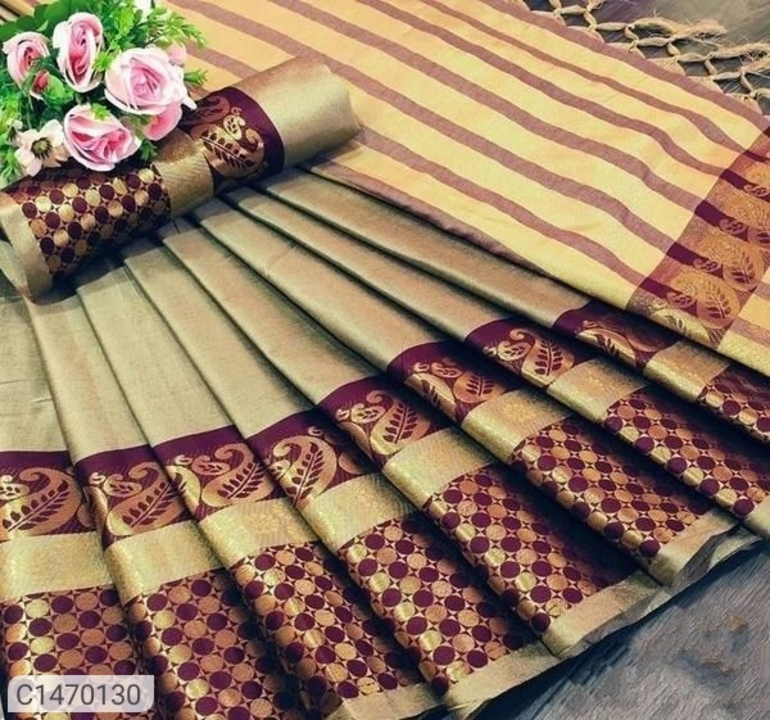 Cotton silk saree uploaded by Saree collection on 1/31/2023