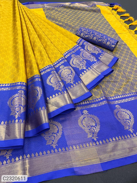 Cotton silk saree uploaded by business on 1/31/2023