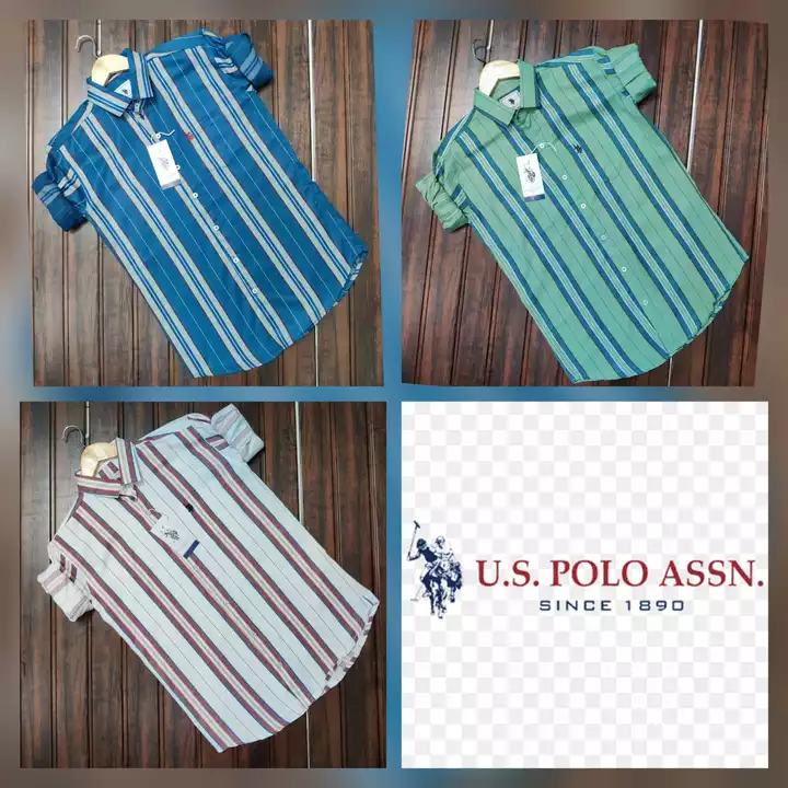 Us polo branded shirt lining strip shirt  uploaded by Panth_manufracture.ltd on 1/31/2023