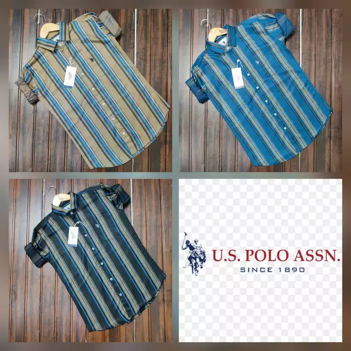 Us polo branded shirt lining strip shirt  uploaded by Panth_manufracture.ltd on 1/31/2023