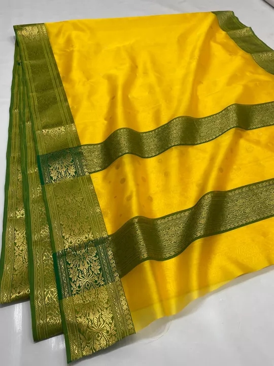 Chanderi pattu silk  uploaded by royal chanderi saree on 1/31/2023