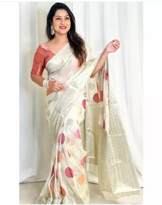 Banarasi handloom soft semi georgette silk uploaded by business on 1/31/2023