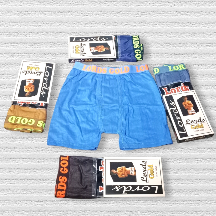 Post image Undergarments For Mens
Colour : Multicolor
MOQ : 5pcs
Free Deleivery
HSN Code : 610712
Style Code/Product ID : N5NiA1Tt
Net Quantity : 5
Fabric : Cotton 
Country Of Origin : India
Pattern : Solid

Return Policy : 
1)Damage product
2)Less Quantity
3)Different product

Description : 
Presenting the finest range of underwear for men with modern attractive prints by Lords Gold, Gift yourself a superior look and comfort with these mens underwear by Dixcy Scott. Manufactured using combed cotton, this mens innerwear offers you the luxury of a lasting style and feels like a second skin. With the promise of affordable , these trunks innerwear for men are carefully designed to keep you at ease throughout the day.