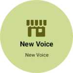 Business logo of New voice