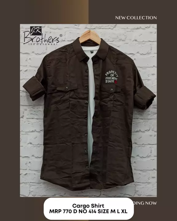 Men's Cotton Cargo Shirt  uploaded by Jk Brothers Shirt Manufacturer  on 1/31/2023