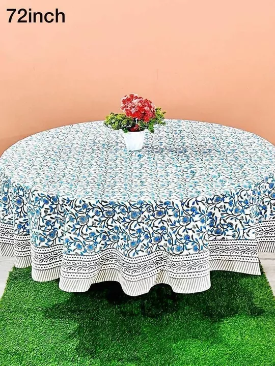 Dining table cover round  uploaded by business on 1/31/2023