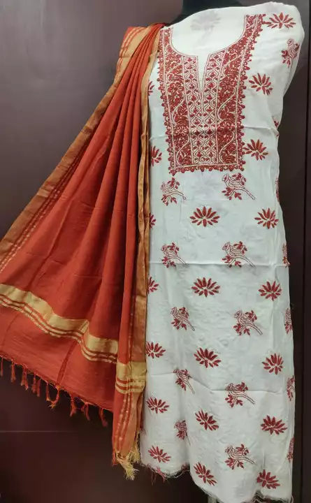 Pure Chanderi Silk Suit  uploaded by business on 1/31/2023
