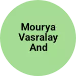 Business logo of Mourya vastralay and garments