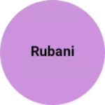 Business logo of Rubani