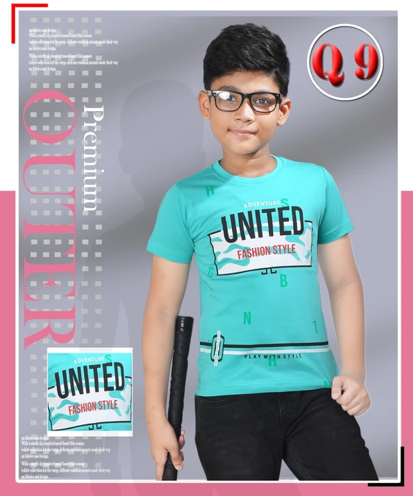 Boy's t-shirt  uploaded by Riya hosiery and printing on 1/31/2023