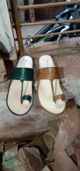 Leather pasting kolhapuri chappal  uploaded by business on 1/31/2023