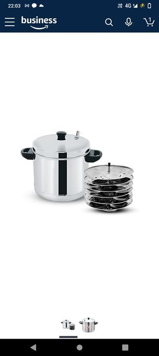 Stainless steel idli cooker  uploaded by SAVITHA METAL on 2/17/2021
