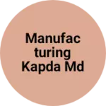 Business logo of manufacturing kapda MD garment