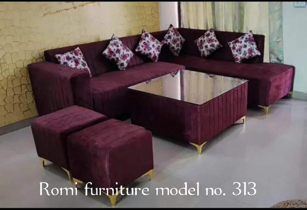 L shape sofa set uploaded by Romi furniture  on 1/31/2023