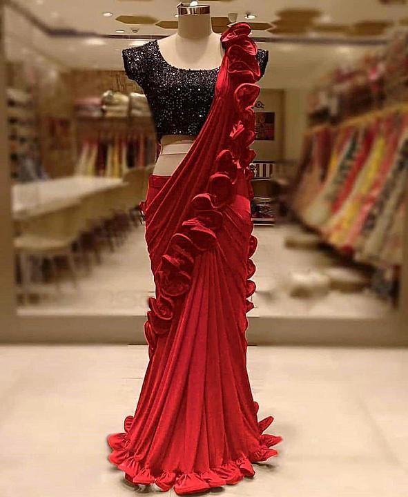 Nice designer good looking saree uploaded by business on 7/7/2020
