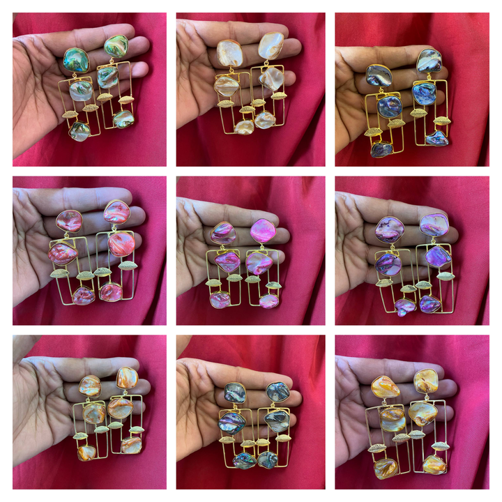 Brass premium quality handmade earrings for wholesale only wats app uploaded by Rajdeep enterprises on 1/31/2023