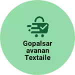 Business logo of Gopalsaravanan textaile