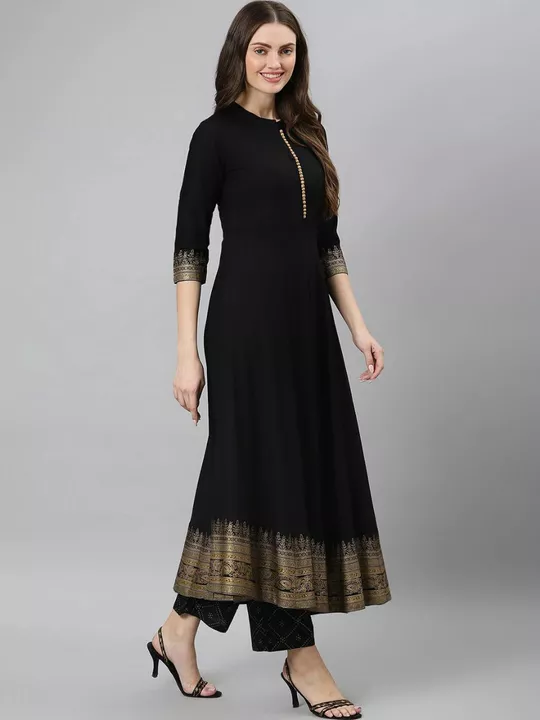 Anarkali kurti pant with dupatta  uploaded by Maa Collection on 2/1/2023