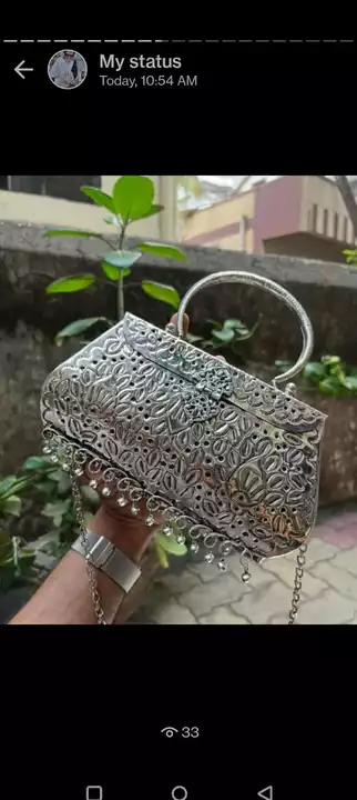 Brass metal purse uploaded by C Handicrafts chandra on 2/1/2023