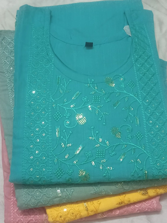 Imported partywear kurti uploaded by ठाट_बाट on 2/1/2023