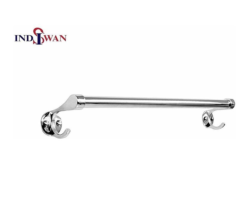 Indiswan Stainless steel towel rod with hook uploaded by Parshva Trading on 5/12/2020