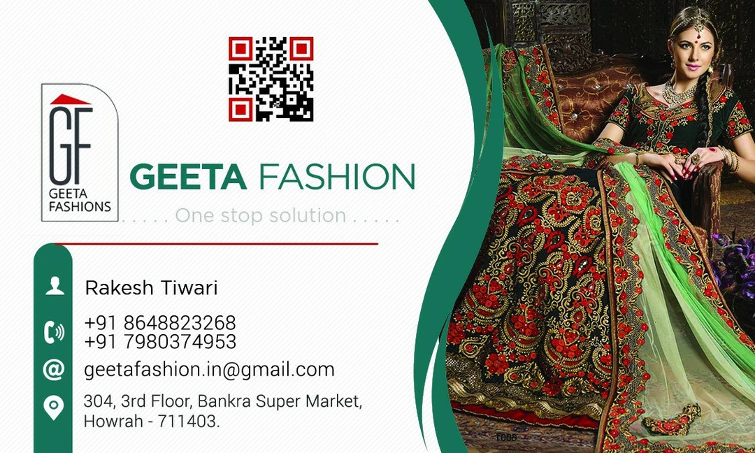 Visiting card store images of GEETA FASHION