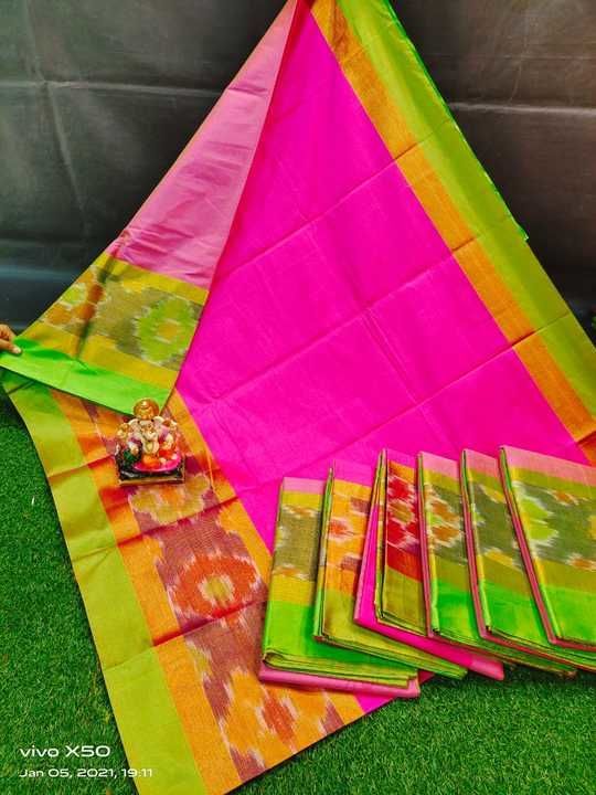 Post image Hey! Checkout my new collection called Silk n cotton pochampally border sarees .