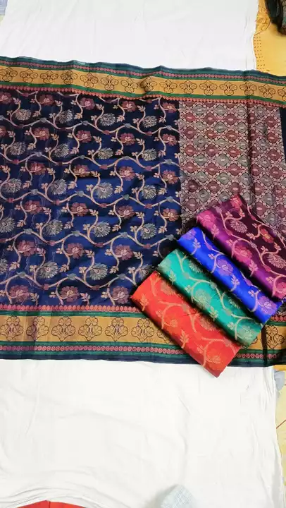 Post image Semi katan silk sarees,
9369133391