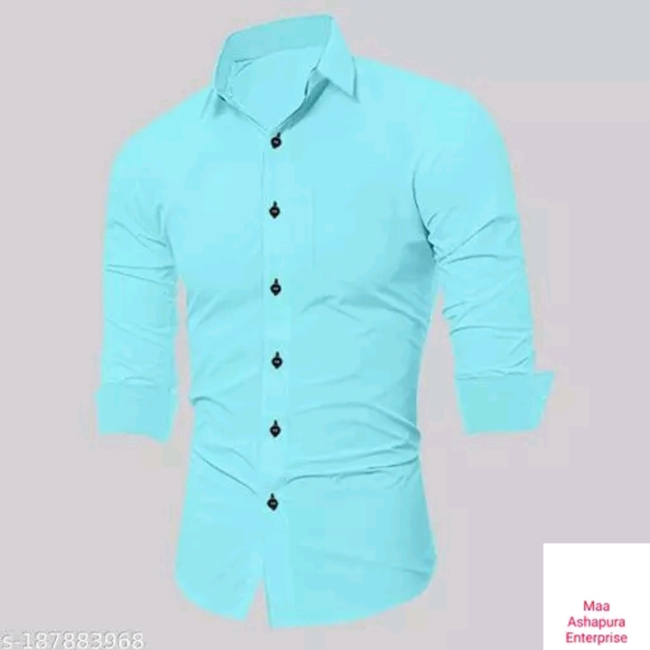 Plain shirt for men and boys  uploaded by Om fashion on 2/1/2023