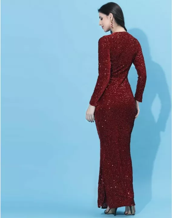 Red Party Wear Gown  uploaded by Pal enterprise on 2/1/2023
