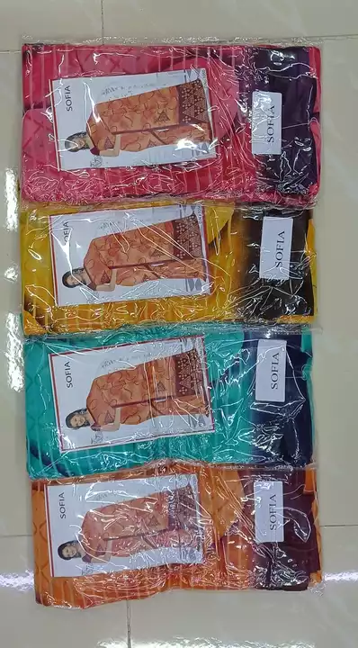 Daily wear sarees  uploaded by Alpha And Omega Trendz on 2/1/2023